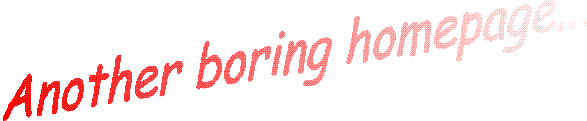 Another Boring Homepage